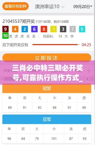 三肖必中特三期必開獎號,可靠執行操作方式_時空版FXN2.13