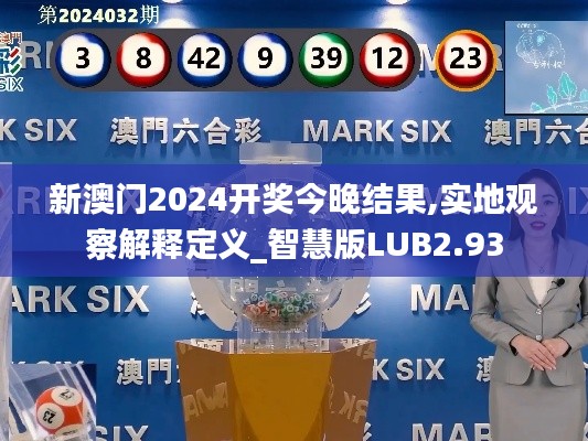 新澳門2024開獎今晚結果,實地觀察解釋定義_智慧版LUB2.93