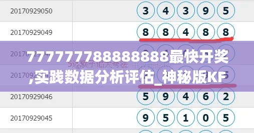 777777788888888最快開獎,實踐數(shù)據(jù)分析評估_神秘版KFT2.68