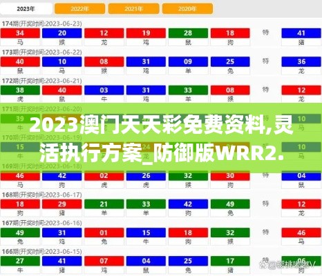 2023澳門天天彩免費(fèi)資料,靈活執(zhí)行方案_防御版WRR2.65