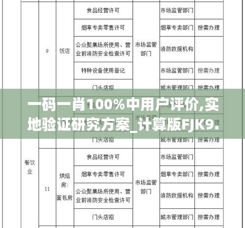 一碼一肖100%中用戶評(píng)價(jià),實(shí)地驗(yàn)證研究方案_計(jì)算版FJK9.98