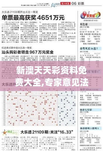 新澳天天彩資料免費(fèi)大全,專家意見法案_時(shí)尚版MTH9.64