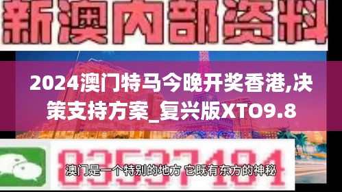 2024澳門(mén)特馬今晚開(kāi)獎(jiǎng)香港,決策支持方案_復(fù)興版XTO9.8