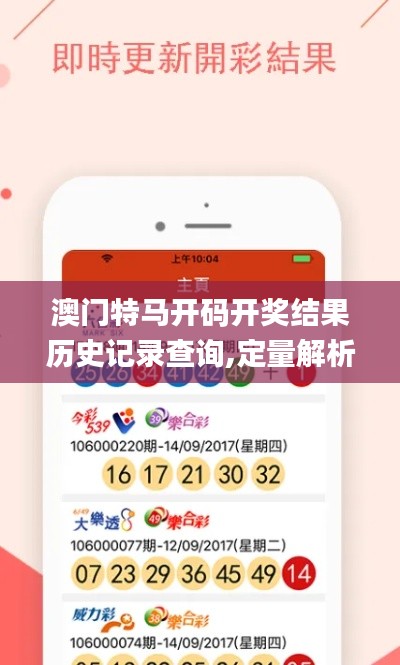 澳門特馬開碼開獎(jiǎng)結(jié)果歷史記錄查詢,定量解析解釋法_數(shù)字處理版TIE9.84