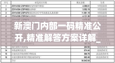 新澳門內(nèi)部一碼精準(zhǔn)公開,精準(zhǔn)解答方案詳解_復(fù)興版QGY9.51