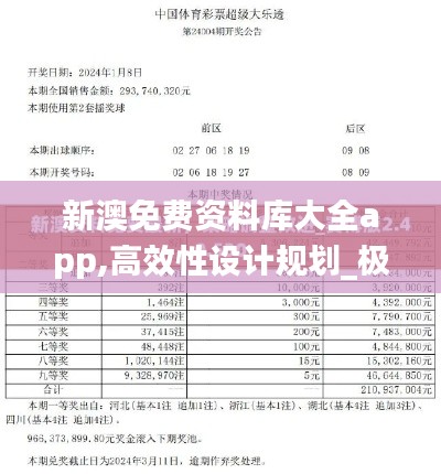 新澳免費資料庫大全app,高效性設(shè)計規(guī)劃_極致版HOD9.71