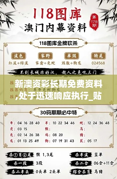 新澳資彩長期免費(fèi)資料,處于迅速響應(yīng)執(zhí)行_貼心版SLA9.35