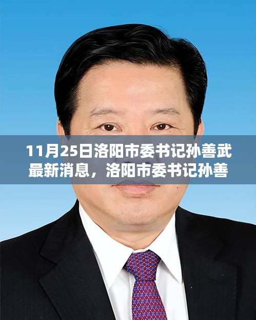 11月25日洛陽市委書記孫善武最新消息，洛陽市委書記孫善武的最新動態，時代領航者的堅實步伐