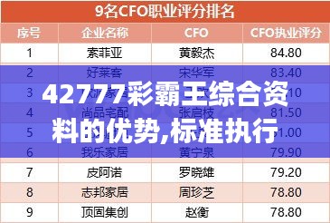 42777彩霸王綜合資料的優(yōu)勢,標(biāo)準(zhǔn)執(zhí)行具體評價_清新版CXJ7.22