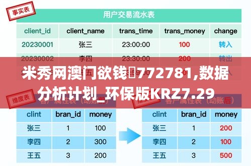 米秀網澳門欲錢枓772781,數據分析計劃_環保版KRZ7.29