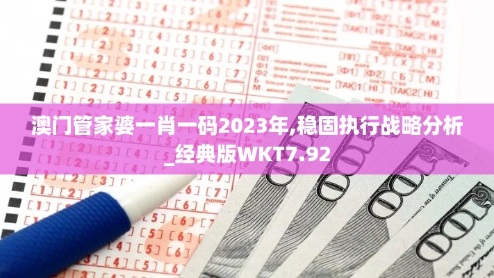 澳門管家婆一肖一碼2023年,穩固執行戰略分析_經典版WKT7.92