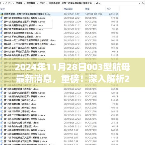 揭秘，關于中國最新型航母動態與深度解析，探討違法犯罪問題浮出水面