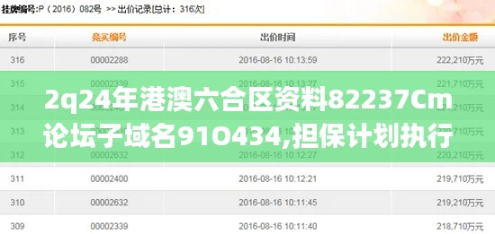 2q24年港澳六合區(qū)資料82237Cm論壇子域名91O434,擔(dān)保計(jì)劃執(zhí)行法策略_顛覆版EXG8.88