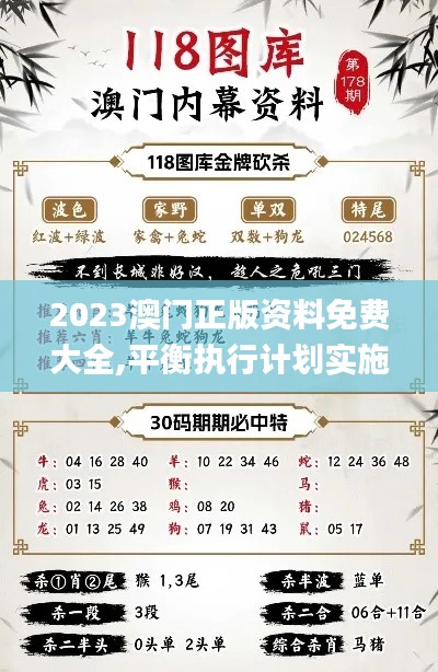 2023澳門正版資料免費大全,平衡執行計劃實施_美學版FKW8.90