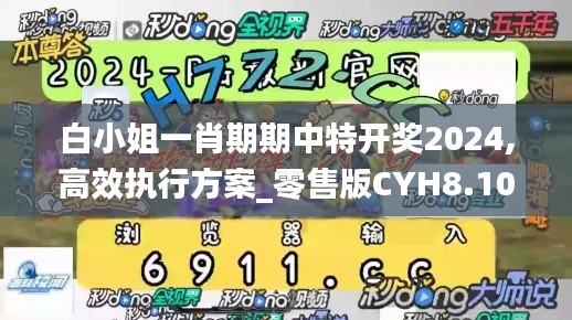 白小姐一肖期期中特開獎2024,高效執行方案_零售版CYH8.10