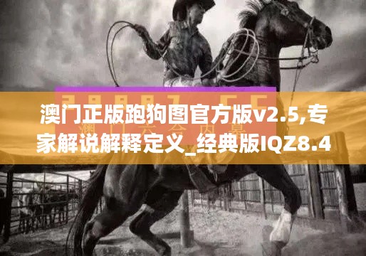 澳門(mén)正版跑狗圖官方版v2.5,專(zhuān)家解說(shuō)解釋定義_經(jīng)典版IQZ8.4