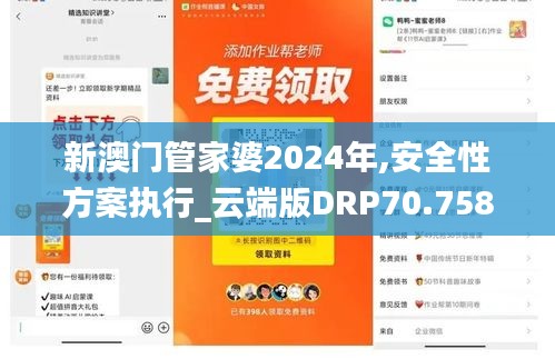 新澳門管家婆2024年,安全性方案執行_云端版DRP70.758