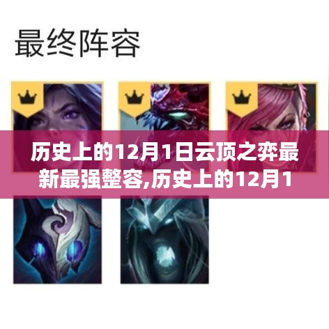 深度解析，歷史上的云頂之弈最強陣容演變與最新策略探討（12月1日版）