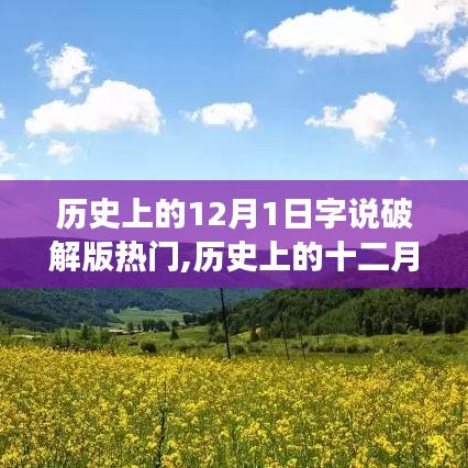 揭秘歷史上的十二月一日，字說(shuō)破解版熱門事件回顧