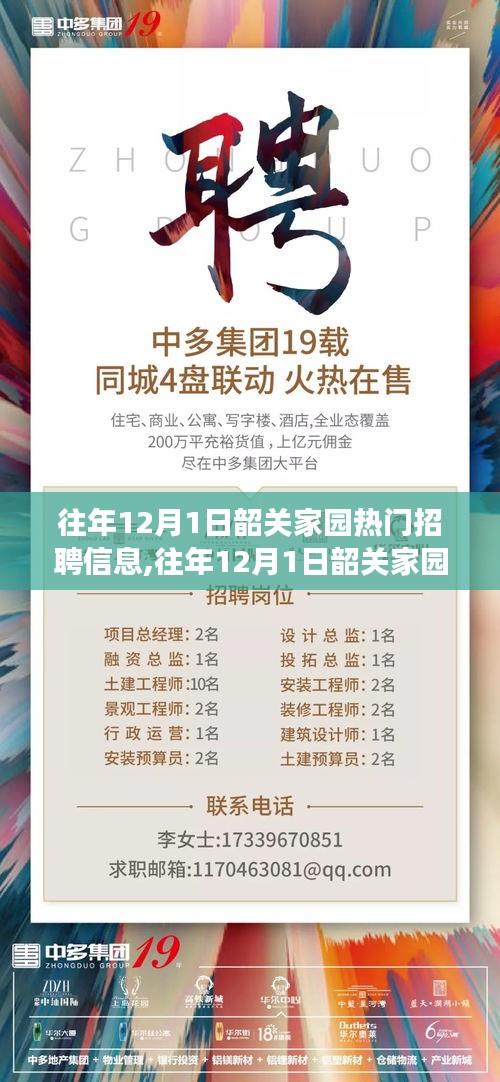 往年12月1日韶關家園熱門招聘信息解析，職場洞察與個人立場探討