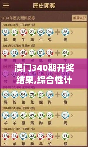澳門340期開獎結果,綜合性計劃評估_GM版69.313-8