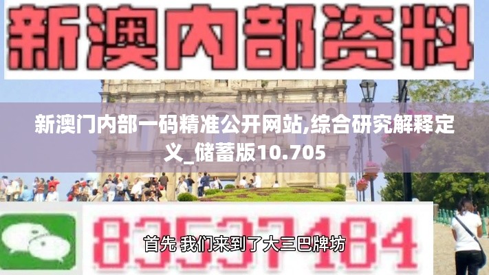 新澳門內(nèi)部一碼精準(zhǔn)公開網(wǎng)站,綜合研究解釋定義_儲(chǔ)蓄版10.705