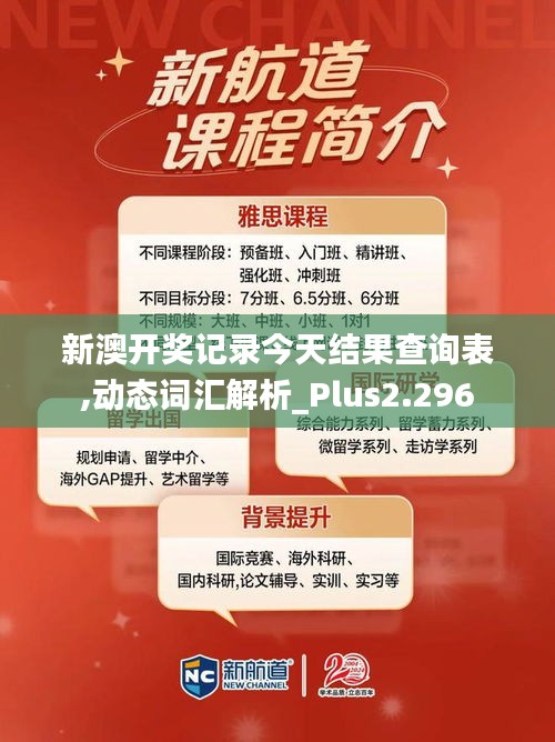新澳開獎(jiǎng)記錄今天結(jié)果查詢表,動(dòng)態(tài)詞匯解析_Plus2.296