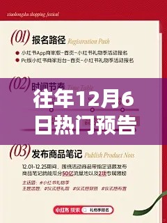 往年12月6日熱門預告,往年12月6日爆款再現，今年你還等什么？小紅書熱門預告全解析！