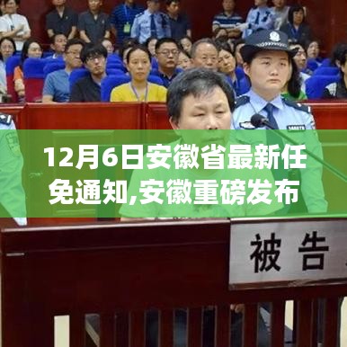 12月6日安徽省最新任免通知,安徽重磅發布，12月6日最新任免通知科技新品，革新生活體驗的高科技神器