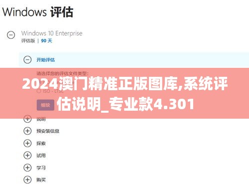2024澳門精準(zhǔn)正版圖庫,系統(tǒng)評(píng)估說明_專業(yè)款4.301
