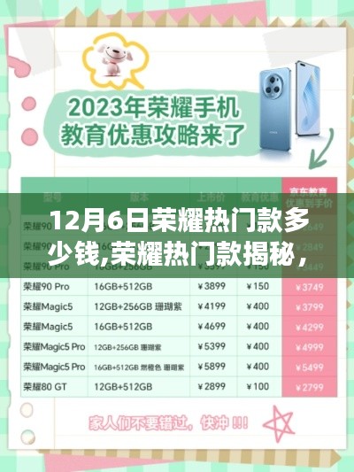 揭秘榮耀熱門款，小巷深處的科技寶藏，12月6日價(jià)格解密！