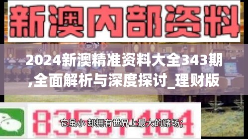 2024新澳精準資料大全343期,全面解析與深度探討_理財版10.814
