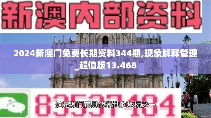 2024新澳門免費長期資料344期,現象解釋管理_超值版13.468