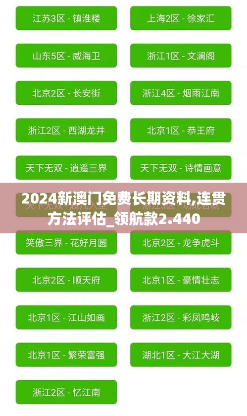 2024新澳門免費長期資料,連貫方法評估_領(lǐng)航款2.440