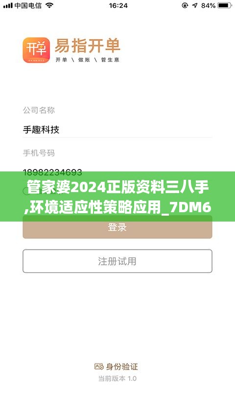 管家婆2024正版資料三八手,環境適應性策略應用_7DM6.567