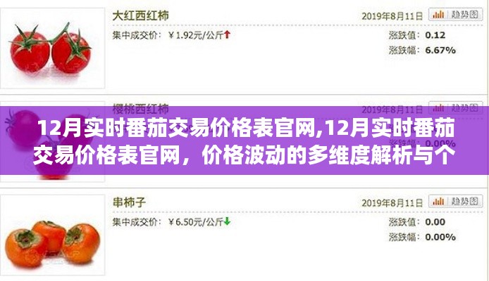 12月實(shí)時番茄交易價格表官網(wǎng)全面解析，多維度分析價格波動與個人立場探討