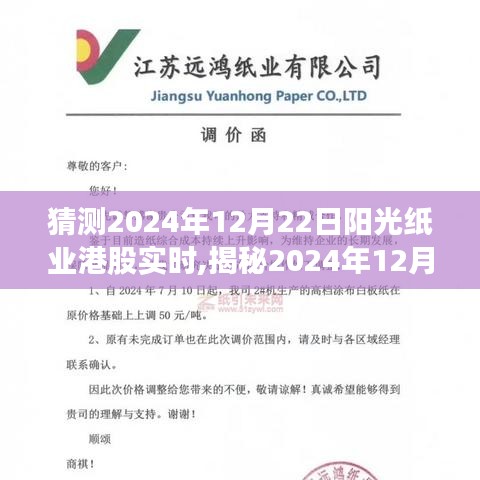 揭秘陽光紙業(yè)港股實(shí)時(shí)動(dòng)態(tài)，洞悉行業(yè)趨勢(shì)與投資機(jī)會(huì)（預(yù)測(cè)日期，2024年12月22日）