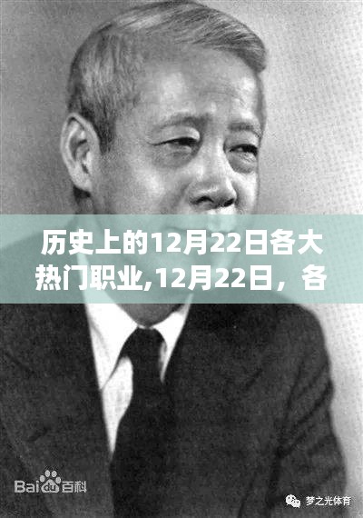 歷史上的12月22日，熱門職業風采與溫馨日常故事回顧