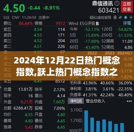 躍上熱門概念之巔，自信閃耀的學習旅程，2024年12月22日熱門概念指數解析