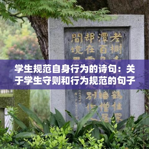 學(xué)生規(guī)范自身行為的詩句：關(guān)于學(xué)生守則和行為規(guī)范的句子 