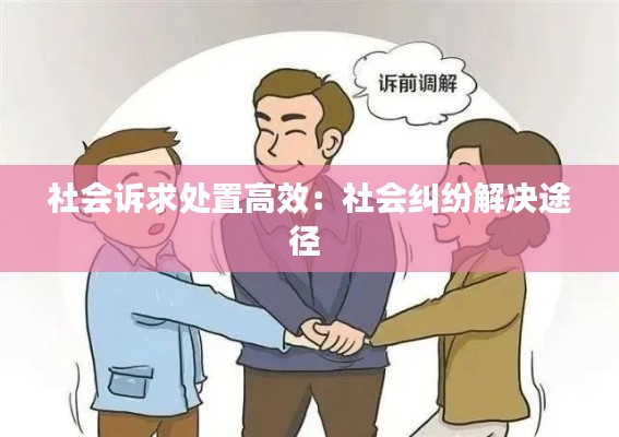 社會(huì)訴求處置高效：社會(huì)糾紛解決途徑 