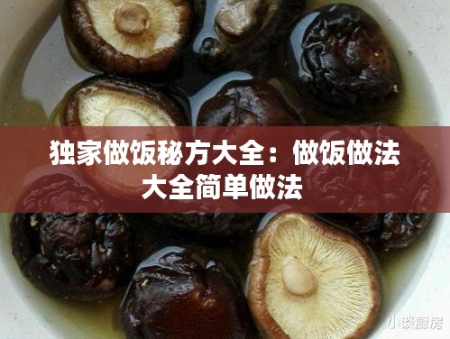 獨(dú)家做飯秘方大全：做飯做法大全簡(jiǎn)單做法 