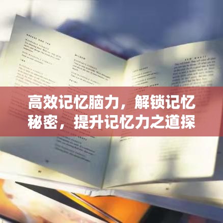 高效記憶腦力，解鎖記憶秘密，提升記憶力之道探索