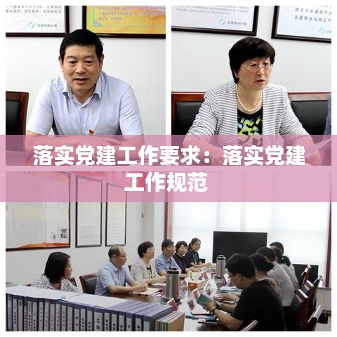 落實(shí)黨建工作要求：落實(shí)黨建工作規(guī)范 