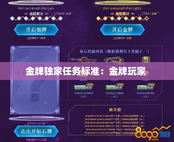 金牌獨家任務(wù)標(biāo)準(zhǔn)：金牌玩家 