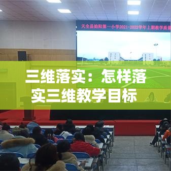 三維落實：怎樣落實三維教學(xué)目標(biāo) 