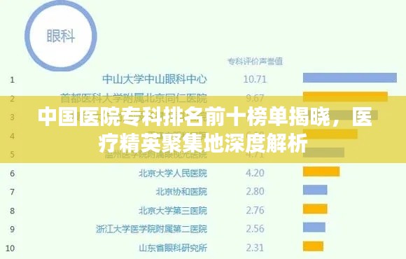 中國醫(yī)院專科排名前十榜單揭曉，醫(yī)療精英聚集地深度解析