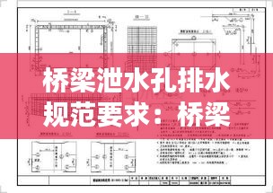 橋梁泄水孔排水規(guī)范要求：橋梁泄水孔結(jié)構(gòu)圖 