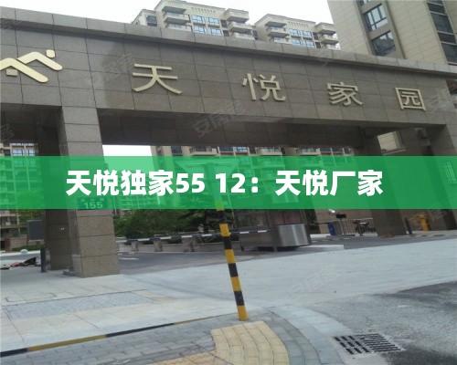 天悅獨(dú)家55 12：天悅廠家 