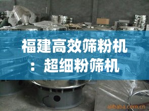 福建高效篩粉機(jī)：超細(xì)粉篩機(jī) 